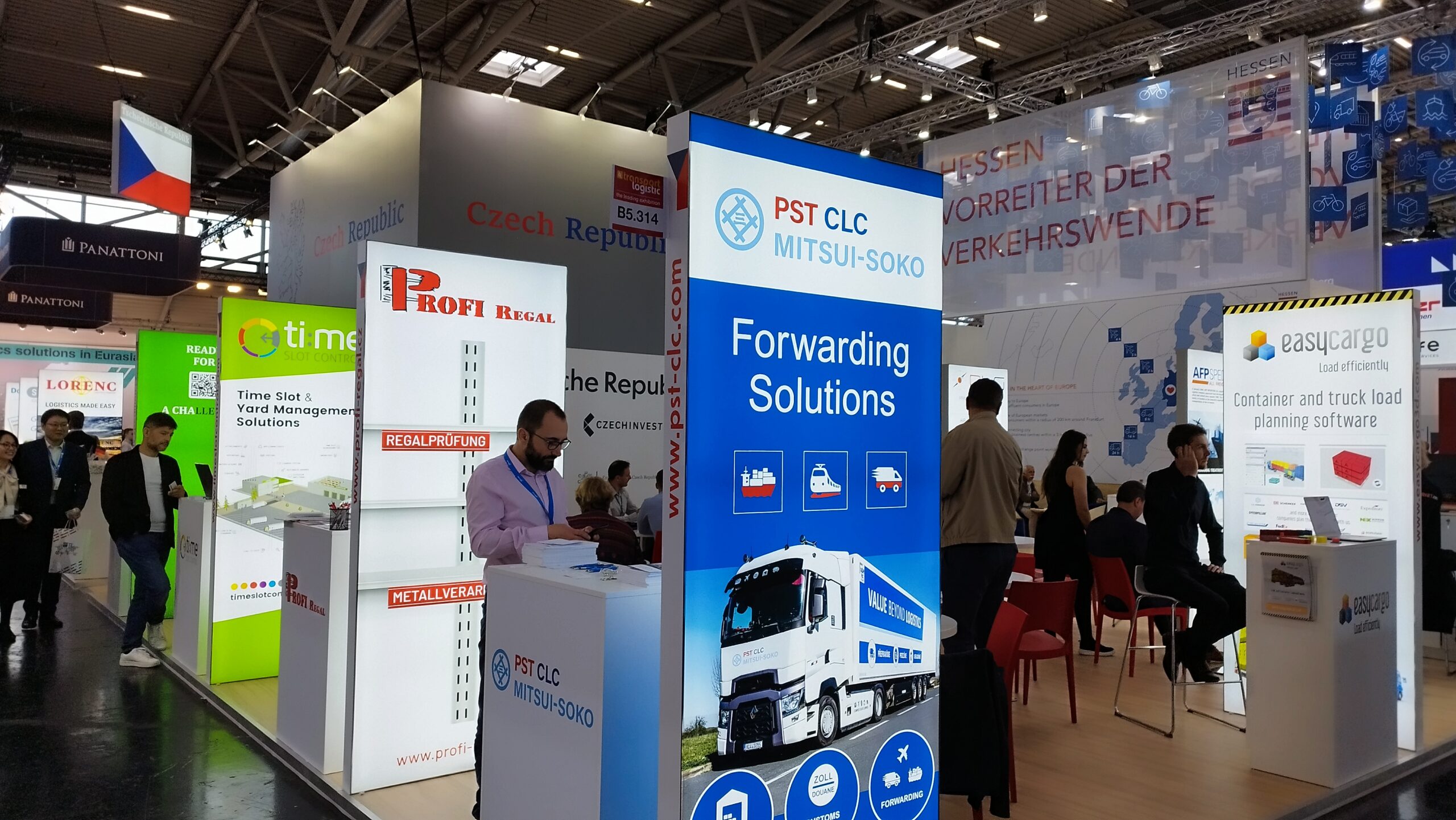 Czech stand at Transport Logistic attracts: comprehensive logistics services will be presented by PST CLC Mitsui-Soko